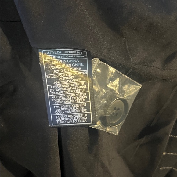 Steve Madden Navy Striped Blazer - Picture 4 of 4